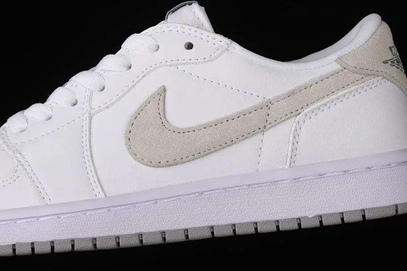 All categories Air Jordan Jordan series basketball shoes Air Jordan 1 Low Air Jordan 1 Low OG AJ1 Joe 1 white and gray color low-top basketball shoes CZ0858-100